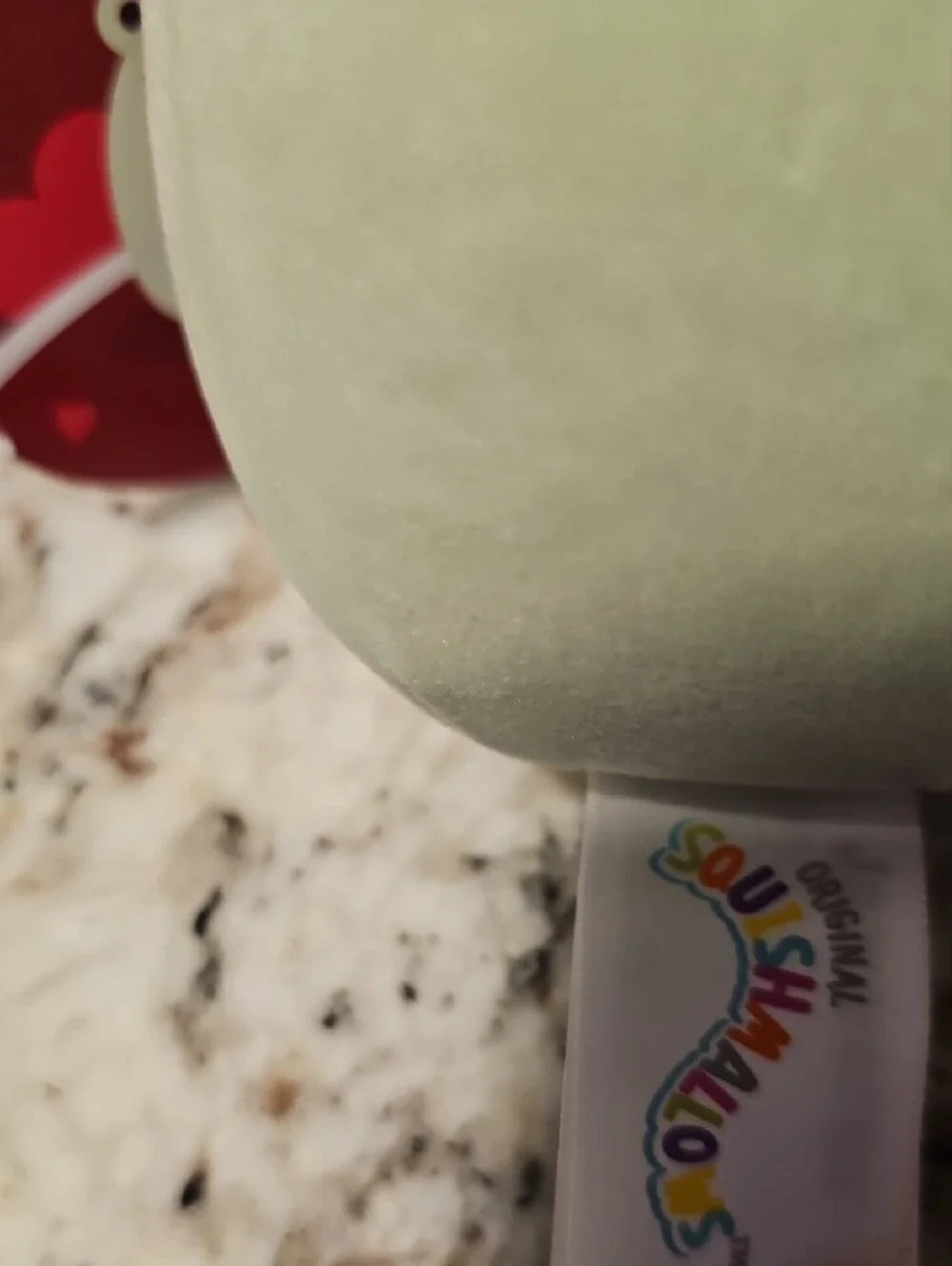 Squishmallows Pale Green Frog with Gold Crown and Pastel Belly